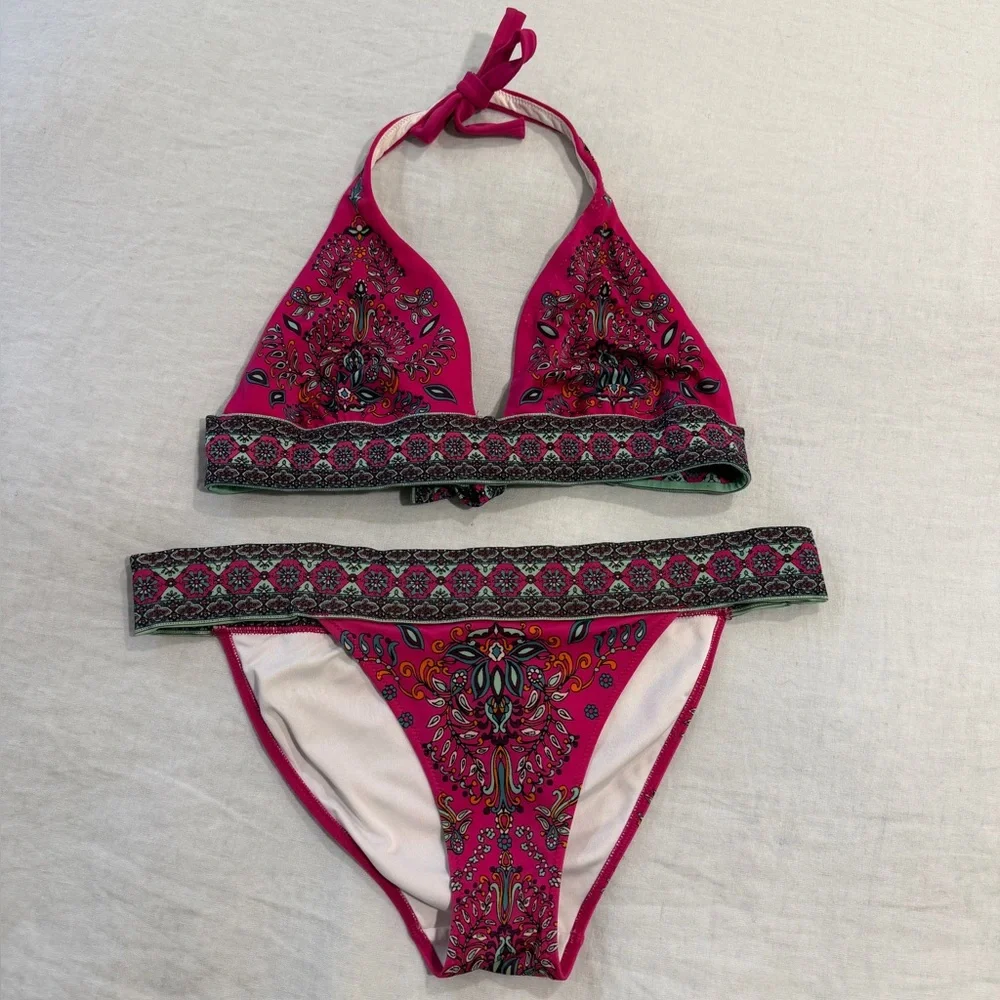 Victoria Secret - Vintage paisley print bikini - Picture 1 of 11